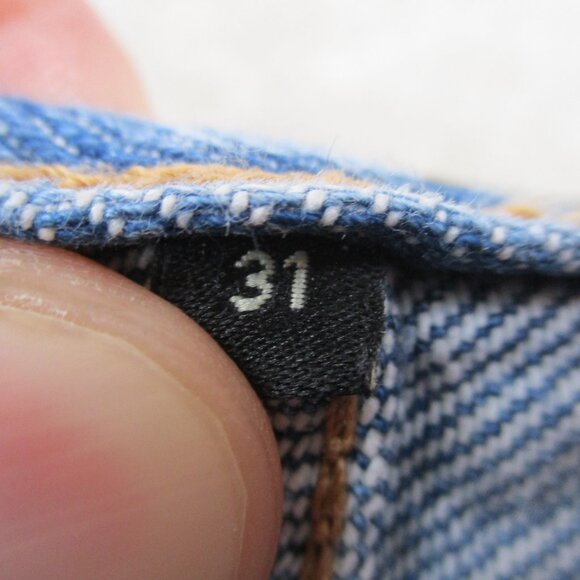 Levis Silvertab Jeans 'Womens 34 Blue Denim '94 Baggy Distressed 34x30 - Picture 10 of 16